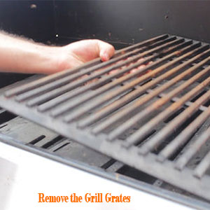 Remove the Grill Grates