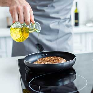 Wipe Your Grill Pan with Oil