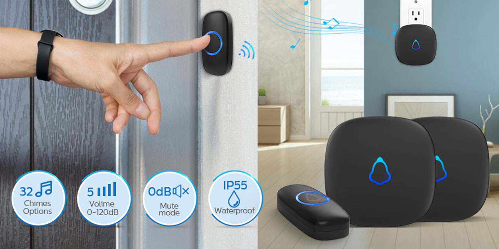 how to install wireless doorbell